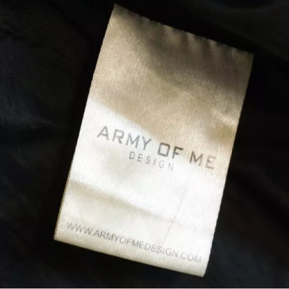 Army of Me Gray Waxed Cotton Military Style Parka Jacket Men's M - Picture 12 of 13